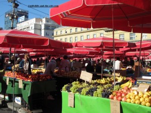 Marché Dolac en plein air